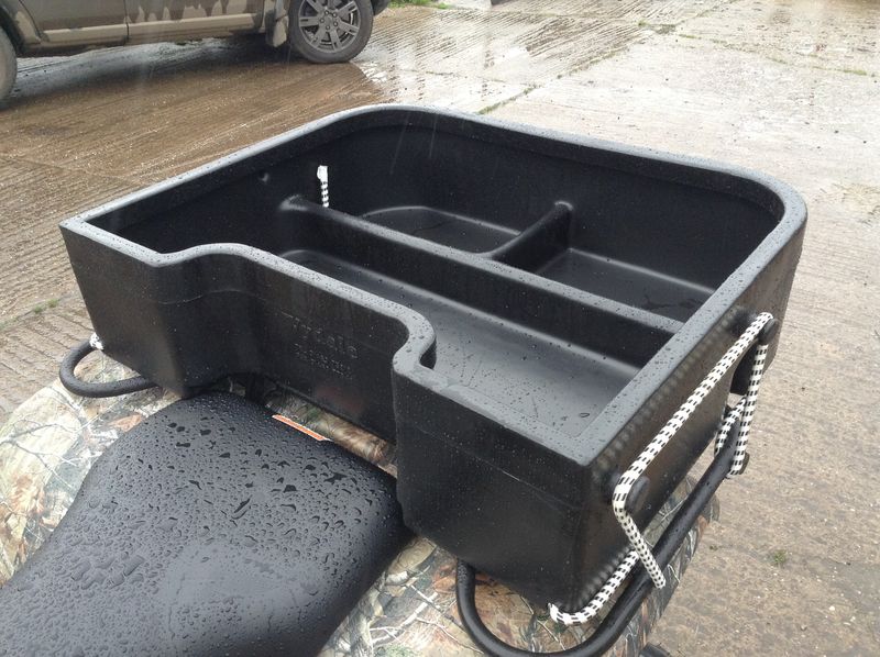 ATV Rear Trunk “ durable waterproof storage box mounted to rear rack