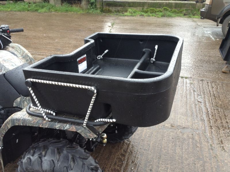 ATV Rear Trunk “ durable waterproof storage box mounted to rear rack